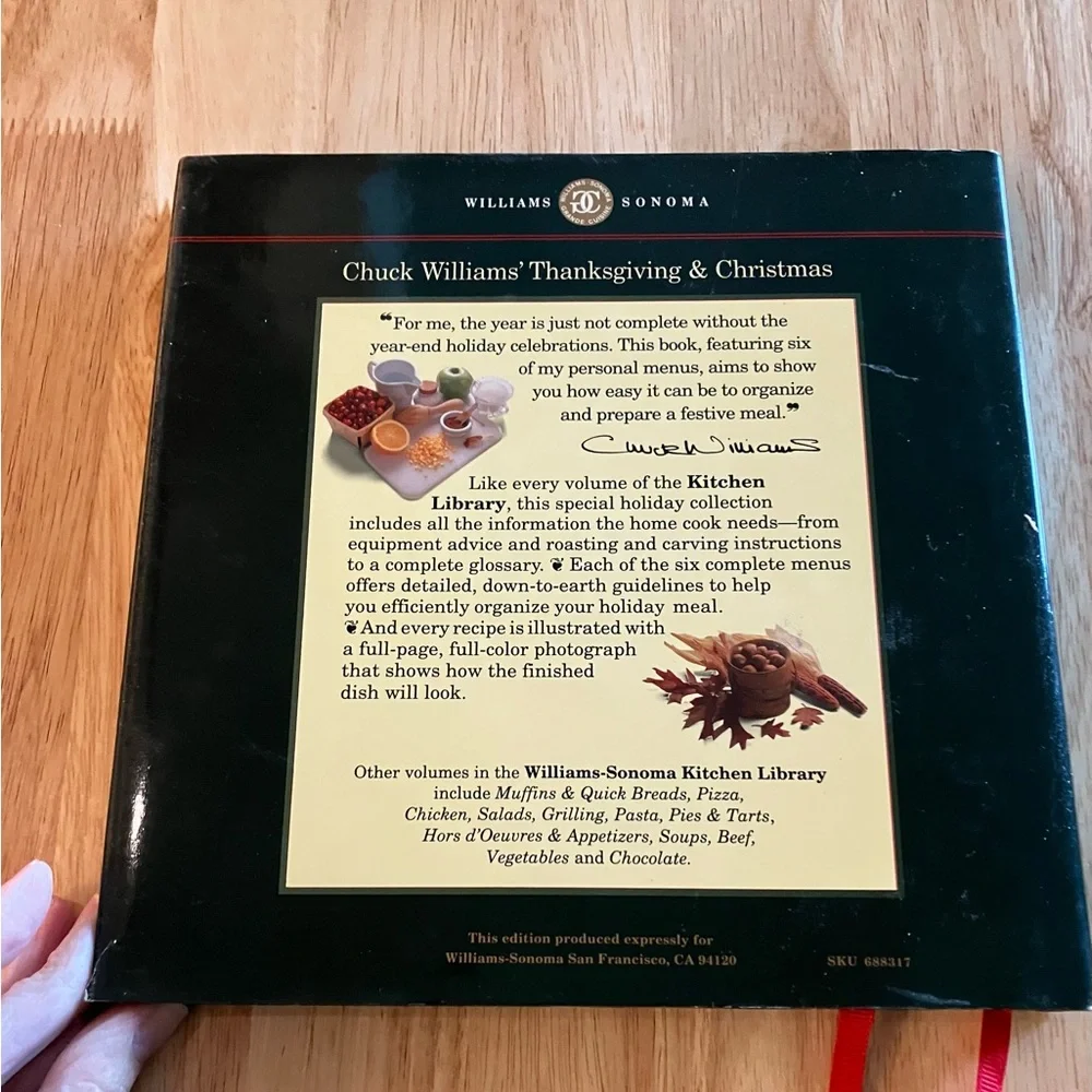 Williams Sonoma Holiday Cookbook - Thanksgiving & Christmas